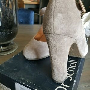 Dr. Scholl ankle strap heel